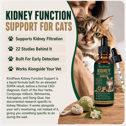 KindPaws™ Kidney Function Support For Cats