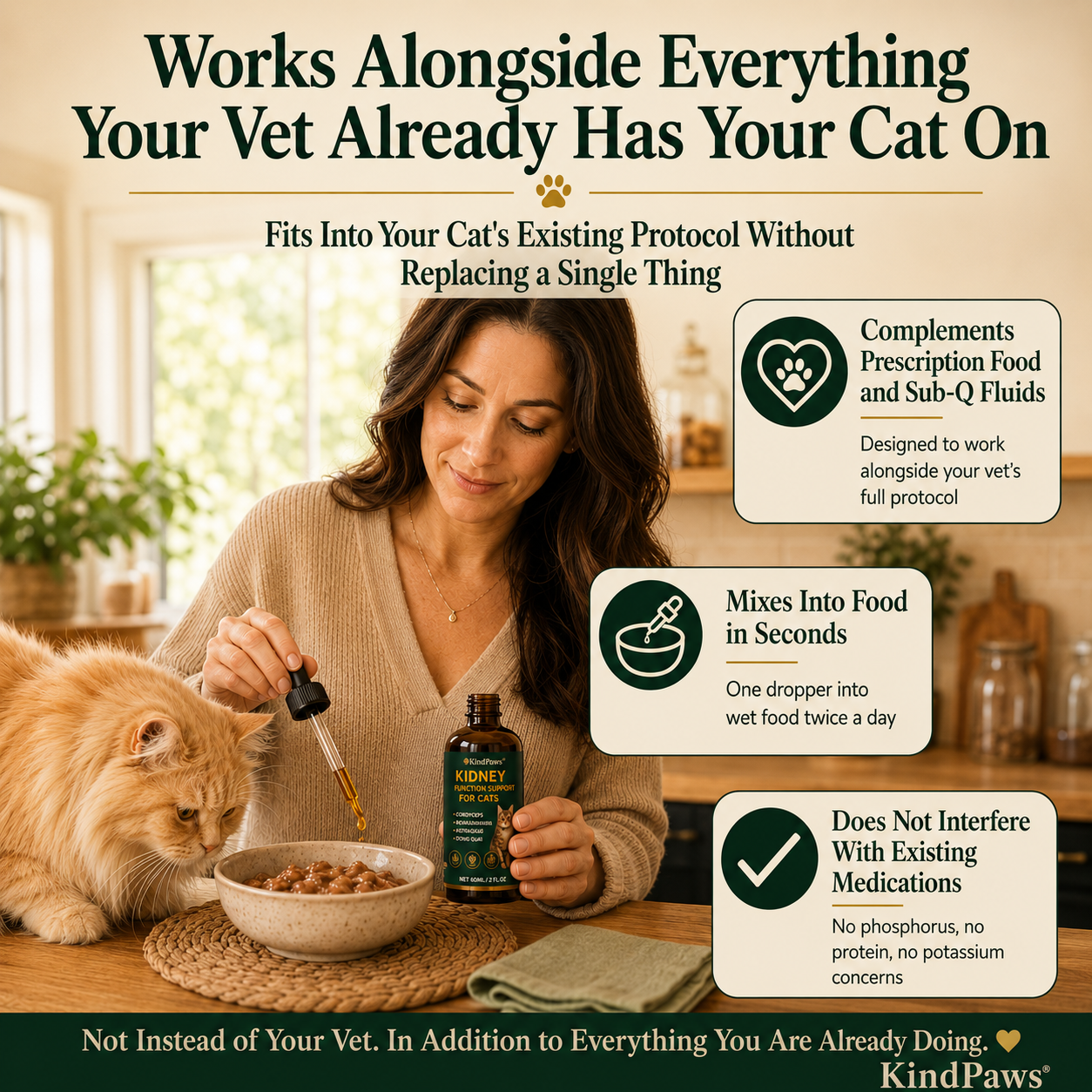 KindPaws™ Kidney Support For Cats